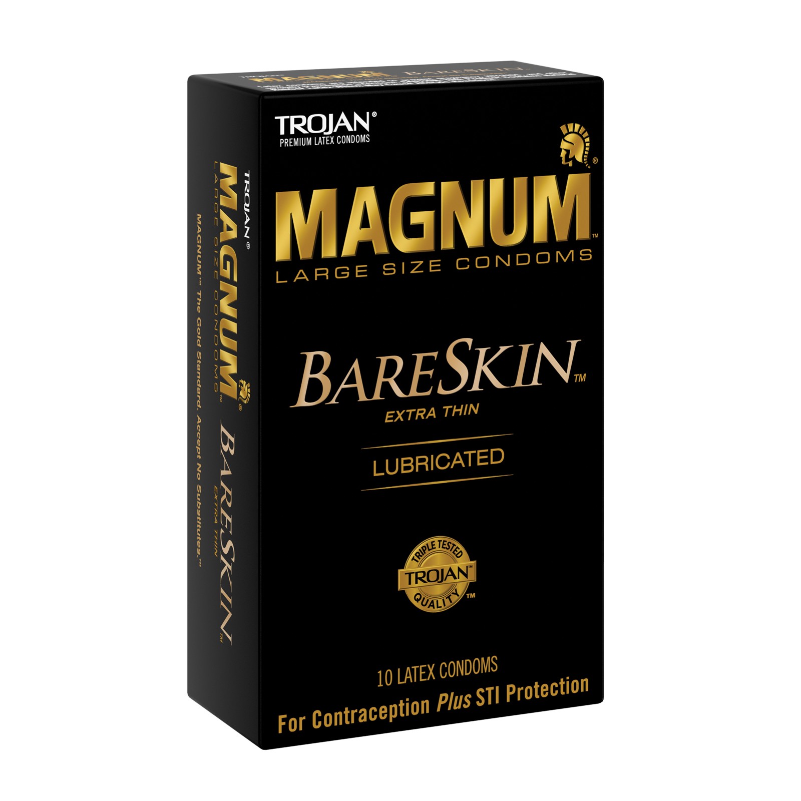 Condones Trojan Magnum Bareskin para Sensibilidad Mejorada