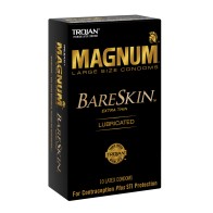 Condones Trojan Magnum Bareskin para Sensibilidad Mejorada