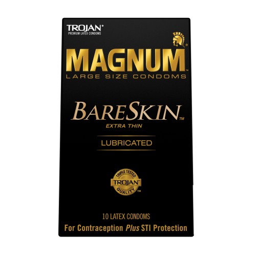 Trojan Magnum BareSkin Condoms for Enhanced Sensitivity