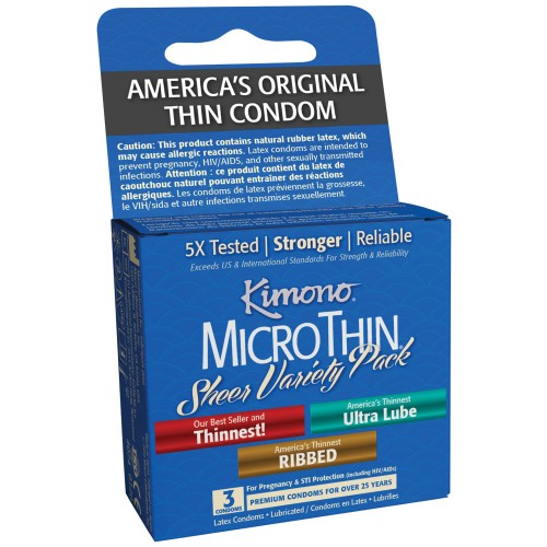 Kimono Micro Thin Variety Pack - Box of 3