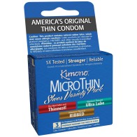 Kimono Micro Thin Variety Pack - Box of 3