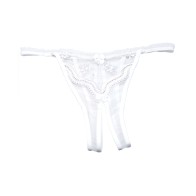 Panty Crotchless con Bordado para Romance