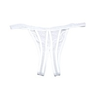 Panty Crotchless con Bordado para Romance