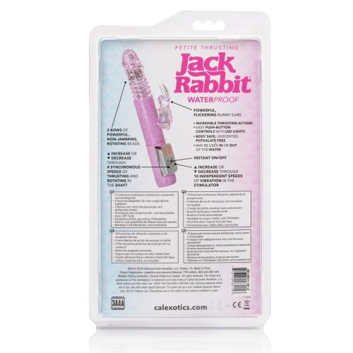 Jack Rabbit Petite Thrusting Vibrator Pink