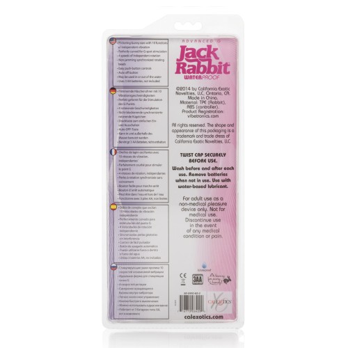 Vibrador Jack Rabbit Advanced G para Placer Máximo