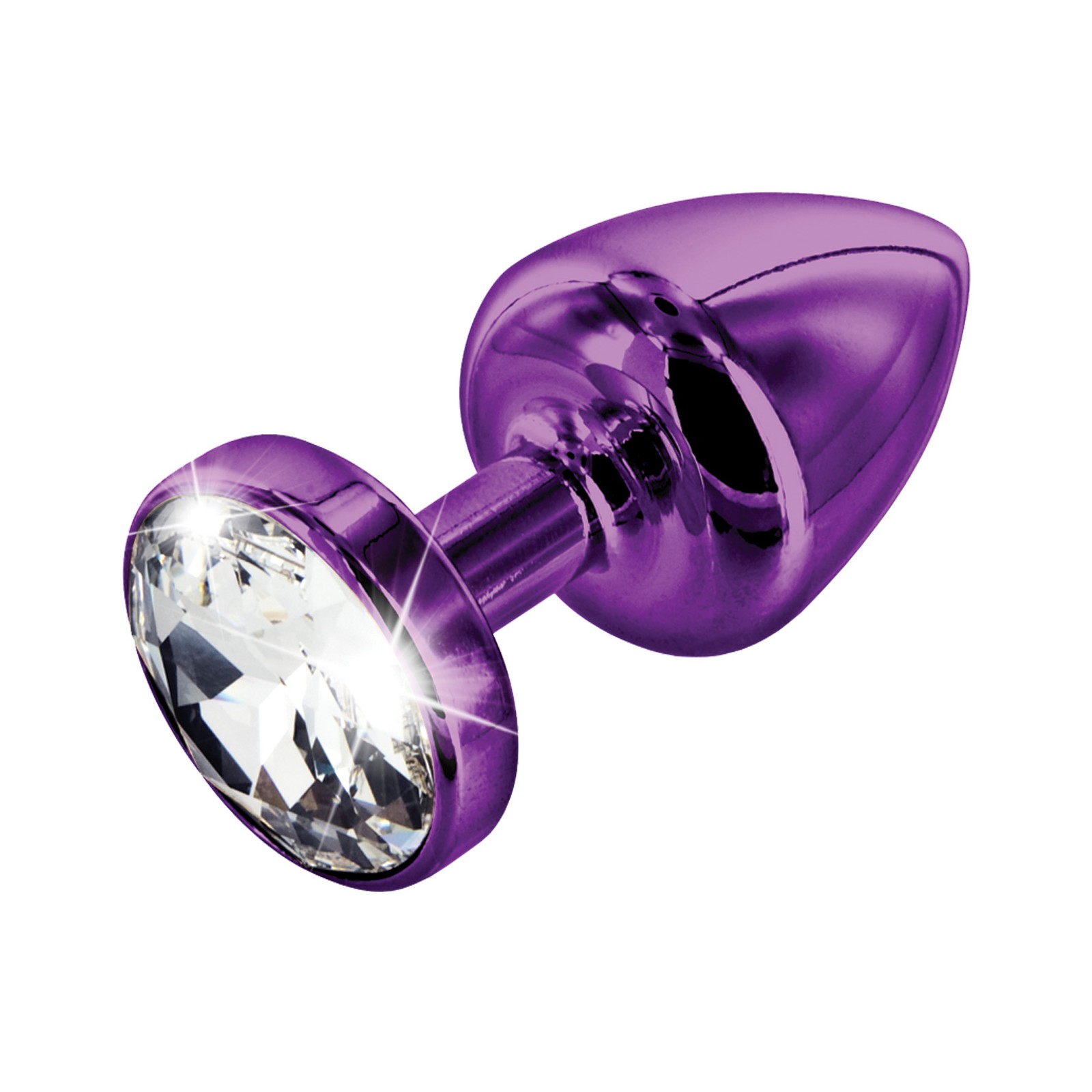 Diogol Anni Round Funky Purple Butt Plug