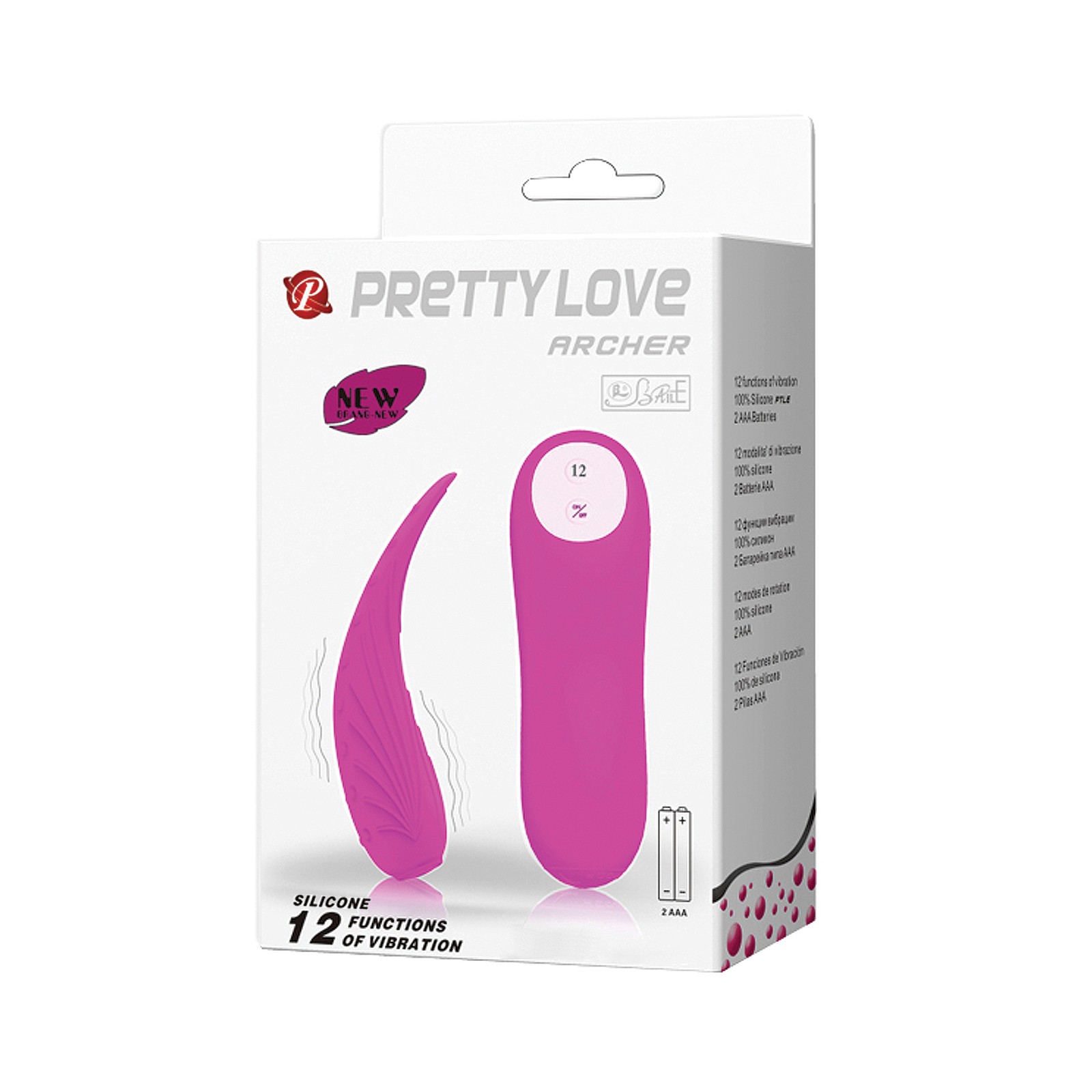 Vibrador Fucsia Archer de Pretty Love