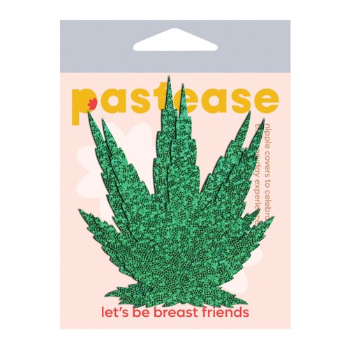 Pastease Glitter Marijuana Leaf - Fun Accessories