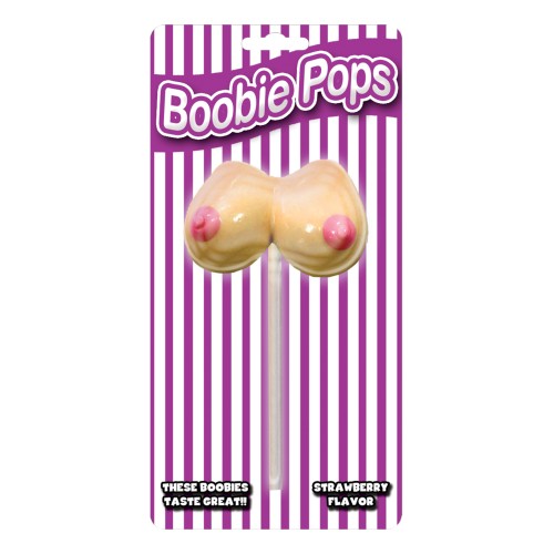 Boobies Pops Strawberry Flavored Candy for Fun Treats