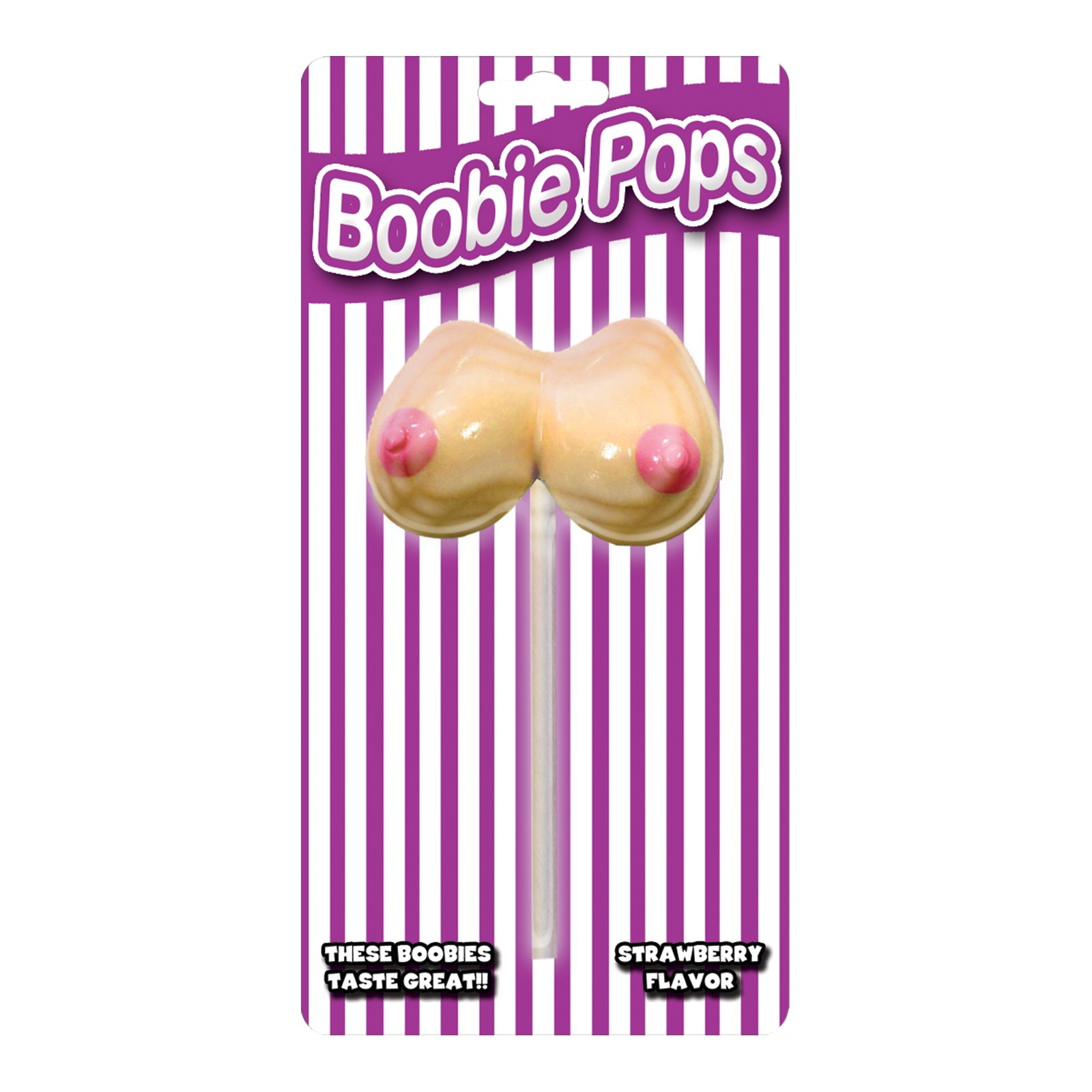 Boobies Pops Strawberry Flavored Candy for Fun Treats