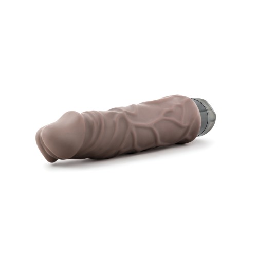 Blush X5 Plus Hard On Vibrating Dildo Brown