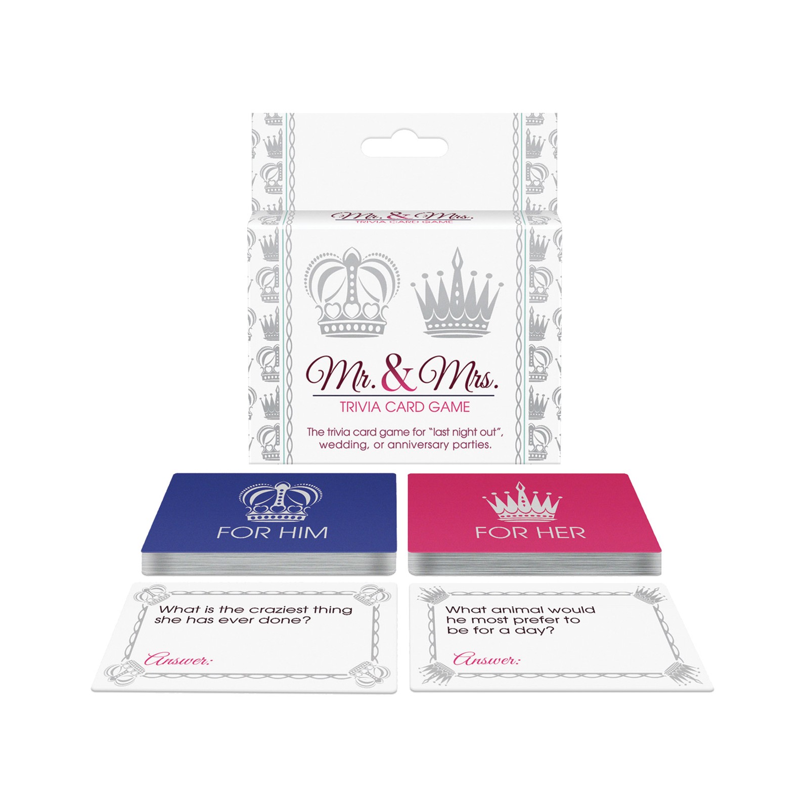 Mr. & Mrs. Trivia Card Game