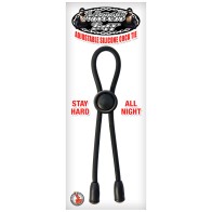 Mack Tuff Adjustable Silicone Cock Tie Black