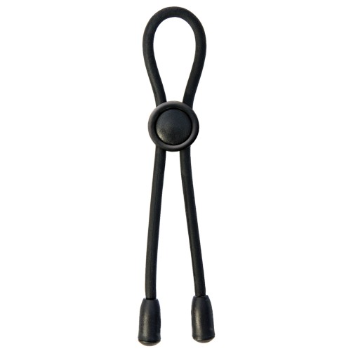 Mack Tuff Adjustable Silicone Cock Tie Black