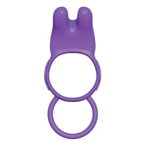 Fantasy C-Ringz Twin Teazer Rabbit Vibrating Ring Purple