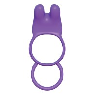 Fantasy C-Ringz Twin Teazer Rabbit Vibrating Ring Purple