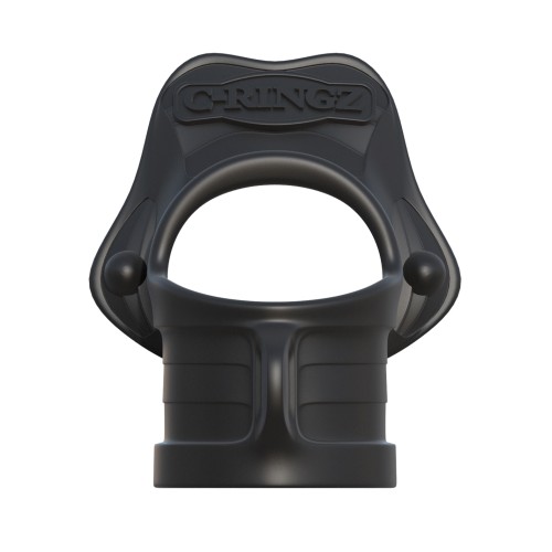 Fantasy C-Ringz Rock Hard Ring & Ball Stretcher - Black