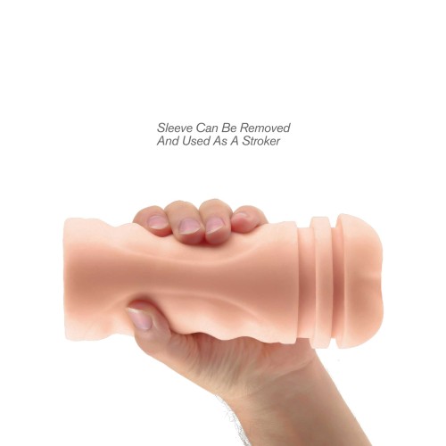 PDX Extreme Mega Grip Squeezable Vibrating Stroker Pussy