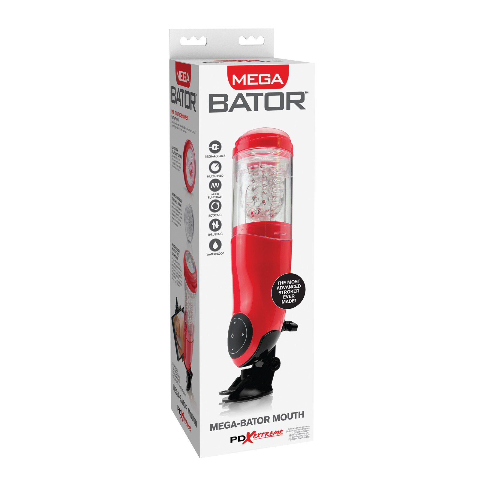 PDX Extreme Mega Bator Rechargeable Strokers - Ultimate Hands-Free Pleasure