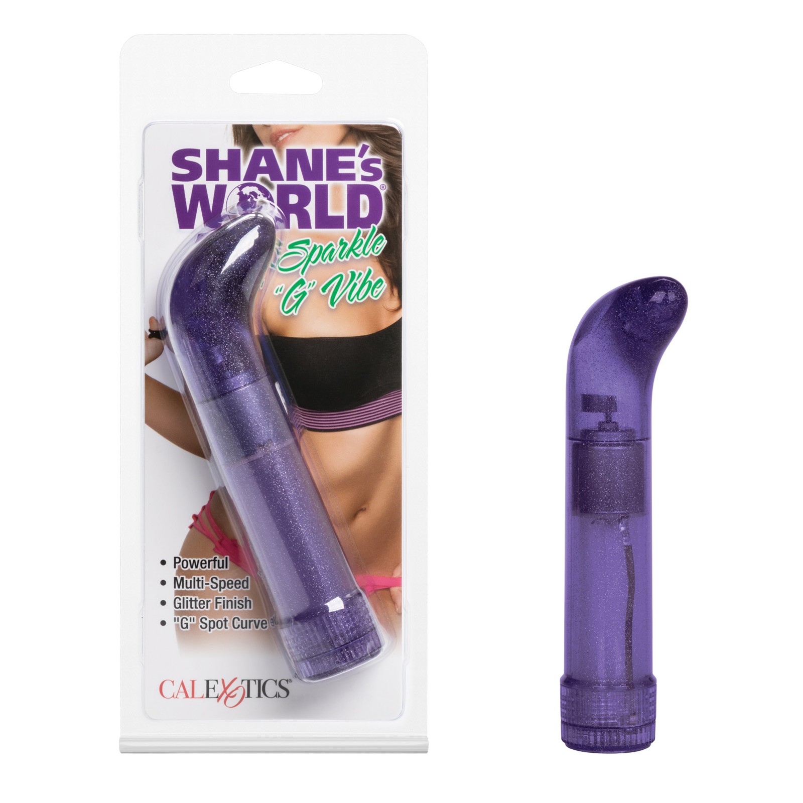 Vibrador G Brillante de Shane's World Morado