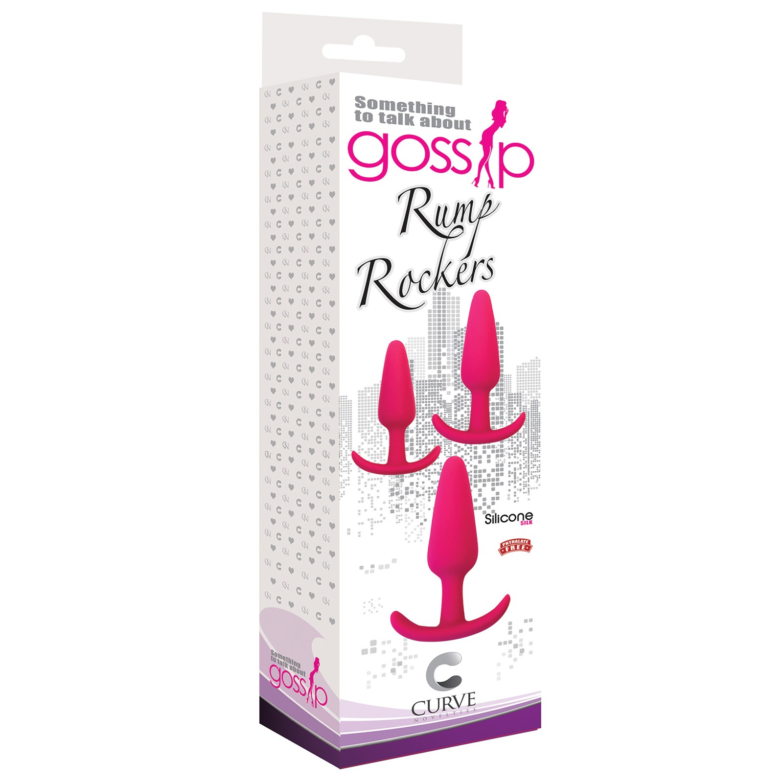 Curve Toys Gossip Rump Rockers - Magenta