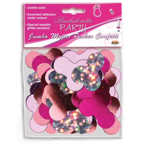 Jumbo Mylar Pecker Party Confetti | Fun Celebration Accessory