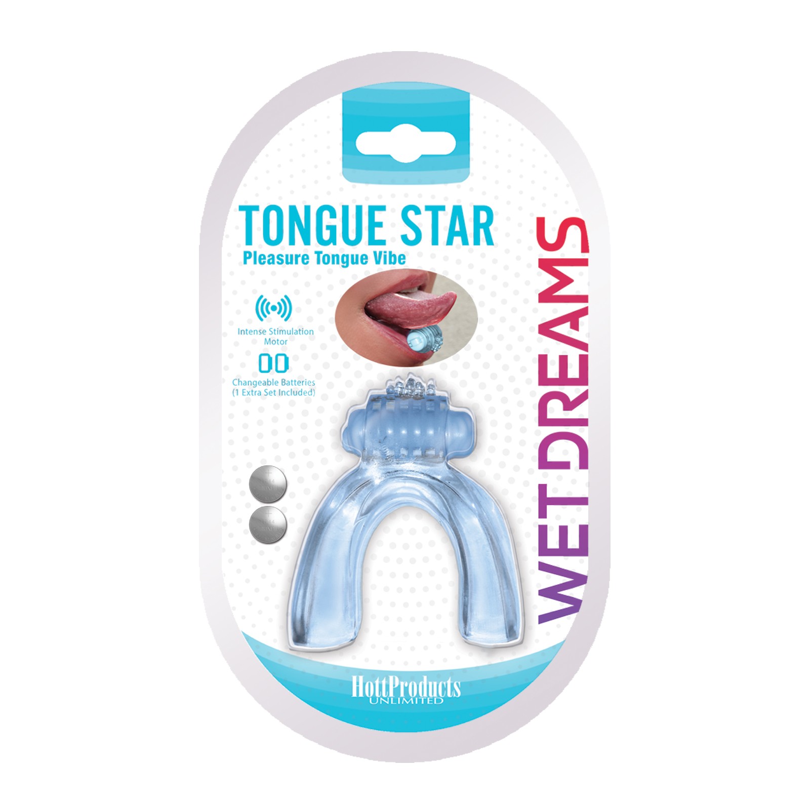 Wet Dreams Tongue Star Vibe Blue