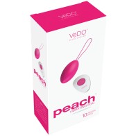 Huevo Vibrador Recargable VeDO Peach Rosa Foxy - Placer Discreto