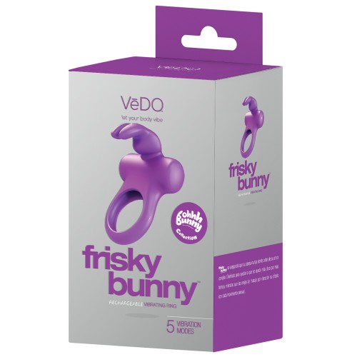 VeDO Frisky Bunny Rechargeable Ring Purple