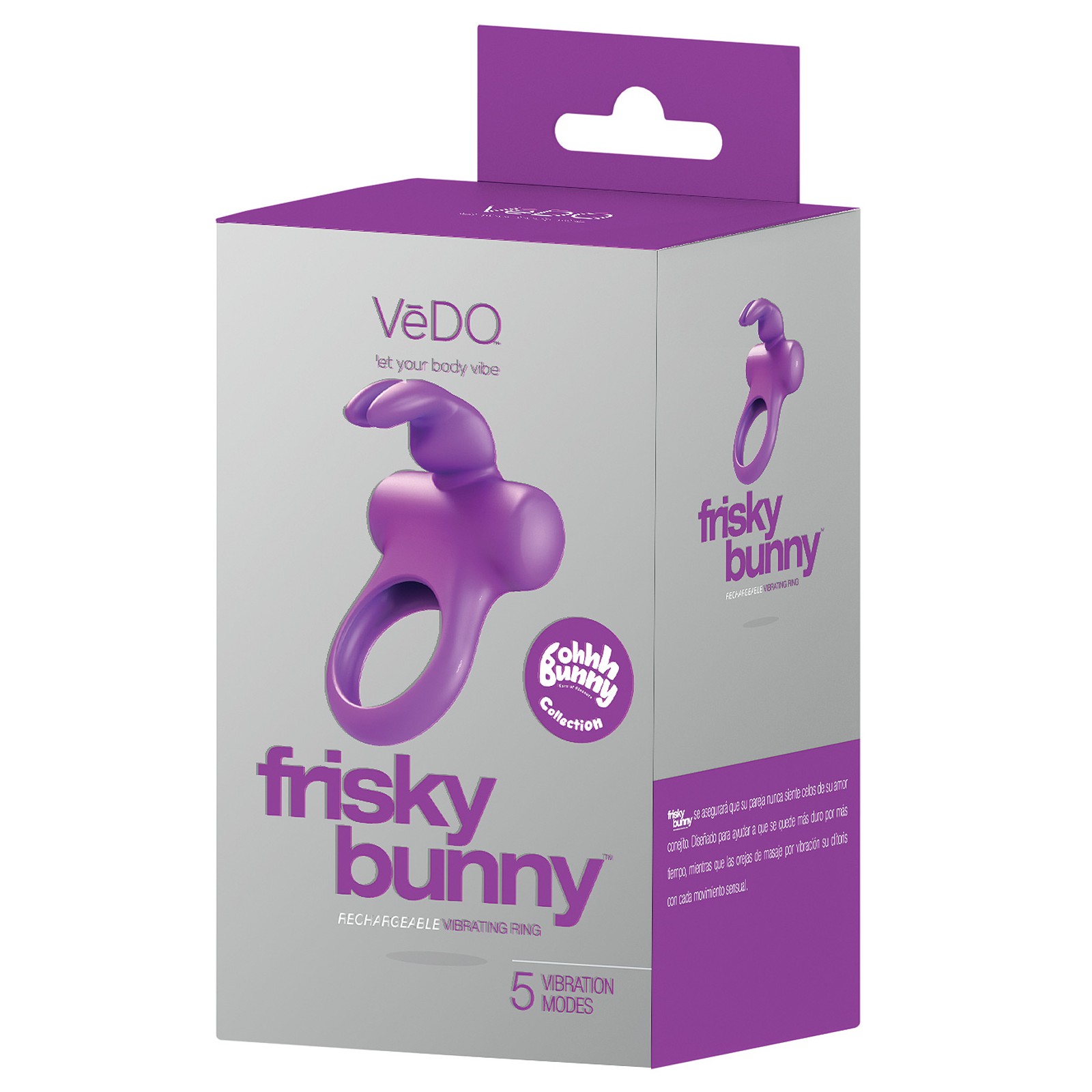 VeDO Frisky Bunny Rechargeable Ring Purple