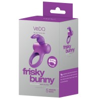 Anillo Vibrante VeDO Frisky Bunny Púrpura