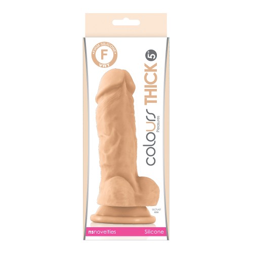 Dildo Grosor Premiado de 5" Blanco