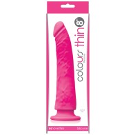 Dildo Colores delgado para Estimulación Definitiva