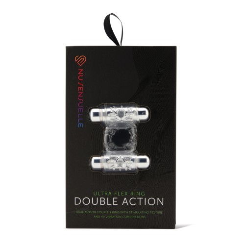 Nu Sensuelle Double Action Cockring - Ultimate Couple's Toy