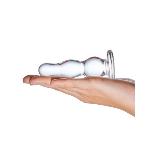 Glas 4 Inch Butt Plug Clear