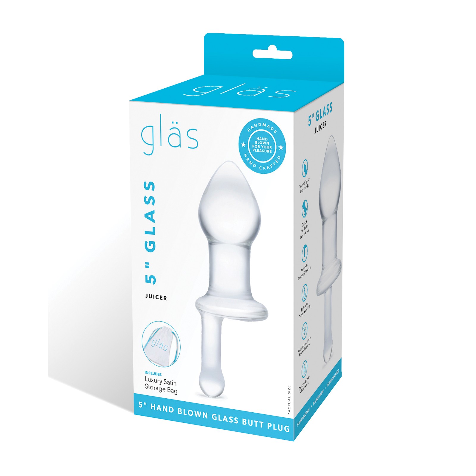 Glas 5 Inch Juicer Clear