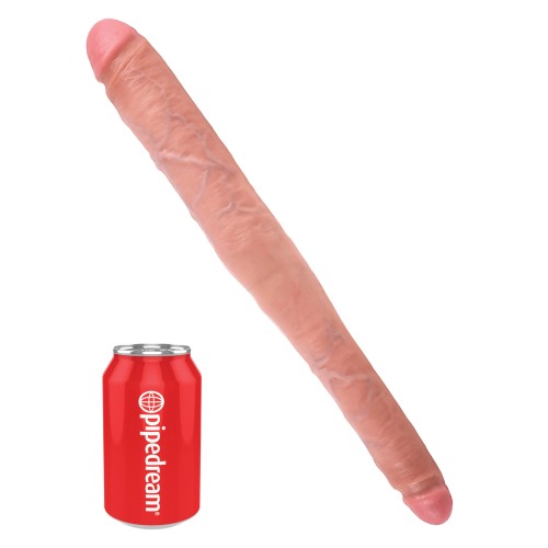 King Cock 16 Inch Tapered Double Dildo - Realistic Design