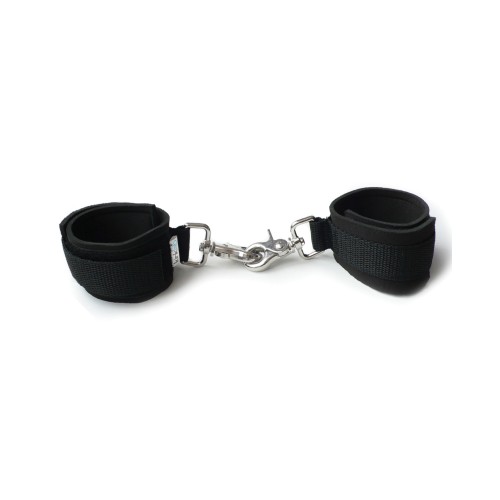 KinkLab Black Neoprene Cuffs for Bondage