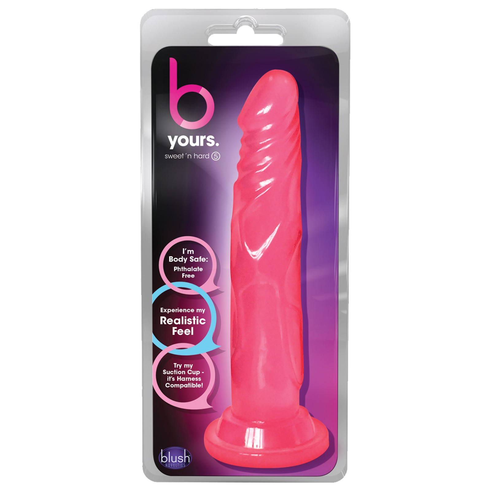 Blush B Yours Sweet n Hard 5 Inch Dildo Pink