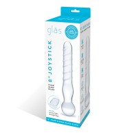 Clear Glass Joystick Dildo