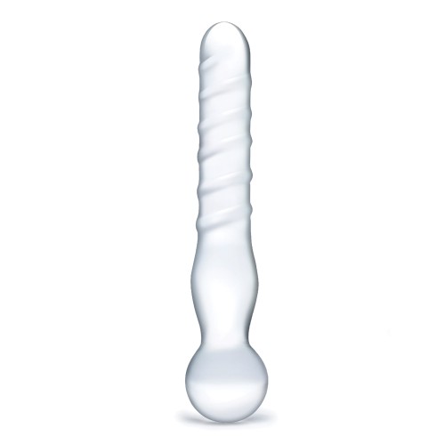 Clear Glass Joystick Dildo