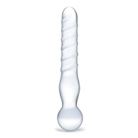 Clear Glass Joystick Dildo