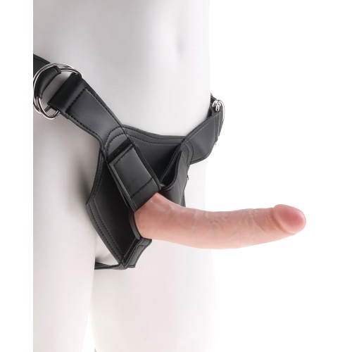 King Cock Strap-On Harness with 7" Realistic Cock