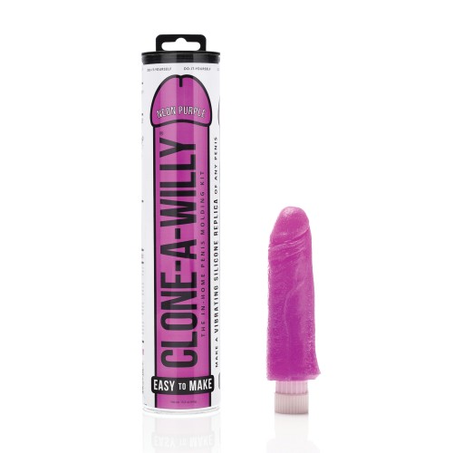 Clone-A-Willy Vibrating Kit in Neon Purple