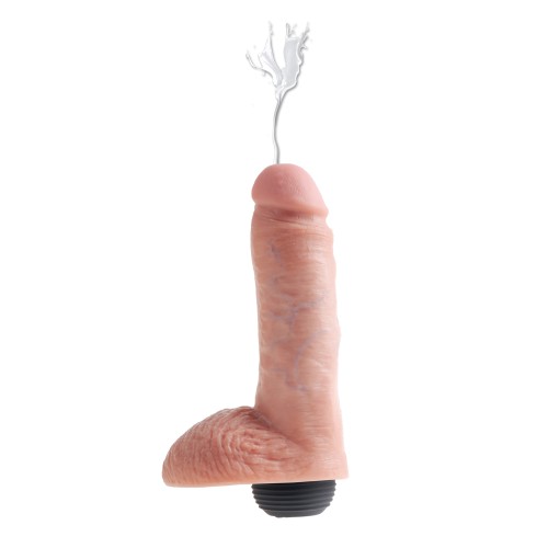 Dildo Eyaculator King Cock 8" Flesh