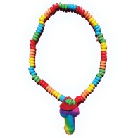 Collar de Caramelos Comestibles Rainbow | Perfecto para Despedidas de Soltera