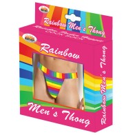 Rainbow Men's Thong - Vibrant Pride Wear