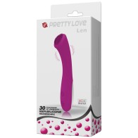 Pretty Love Len Rechargeable Wand 30 Function Purple