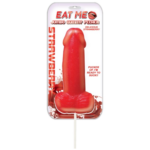 Jumbo Gummy Cock Pop Strawberry