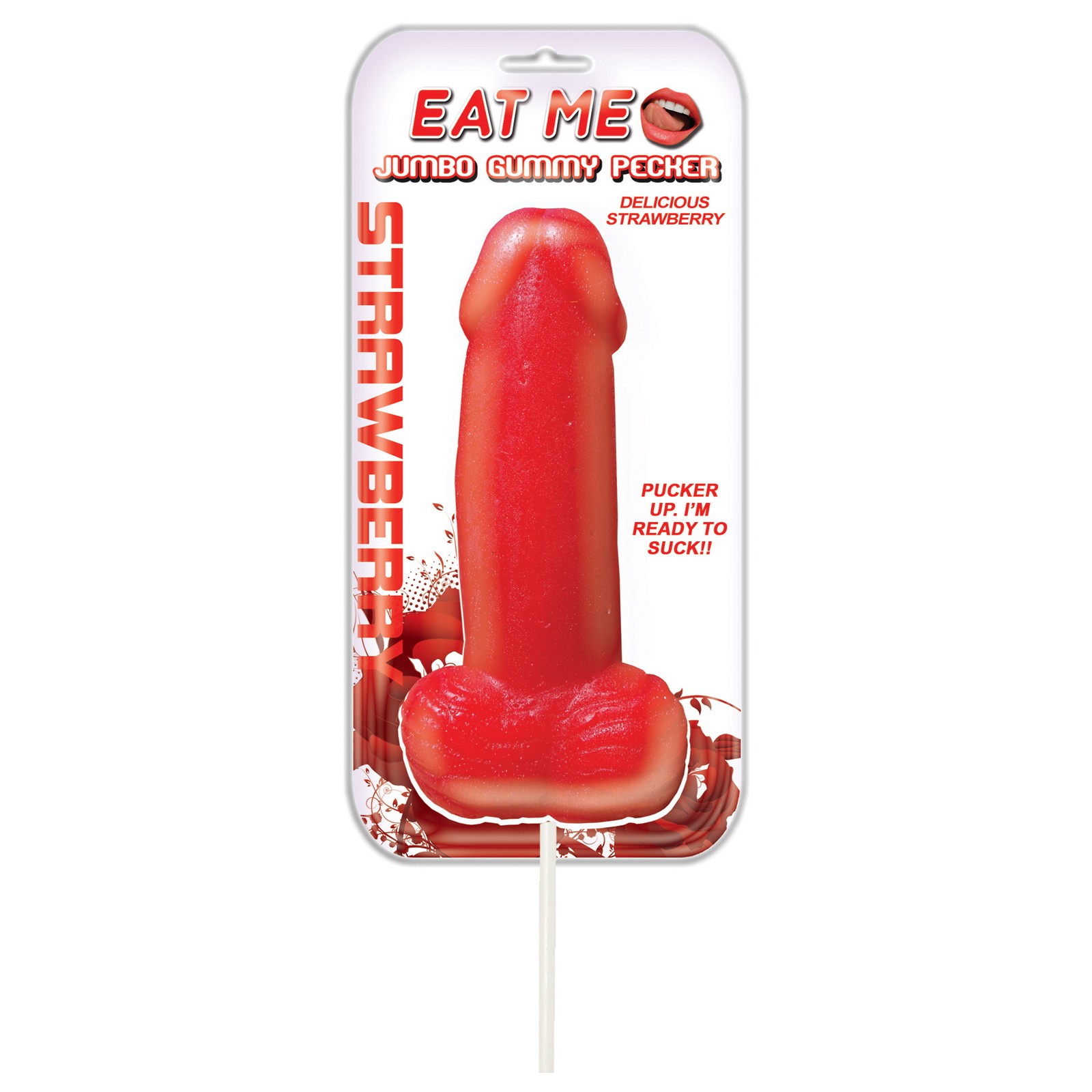 Jumbo Gummy Cock Pop Strawberry